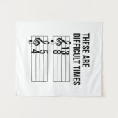 音楽先生時間 タペストリー (正面(横))