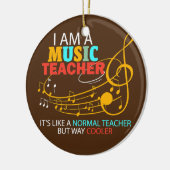 音楽先生通常の先生が方法 セラミックオーナメント (左)