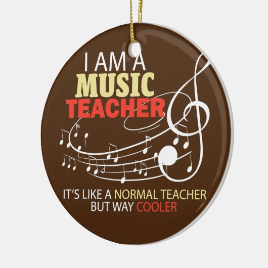 音楽先生通常の先生が方法 セラミックオーナメント (左)