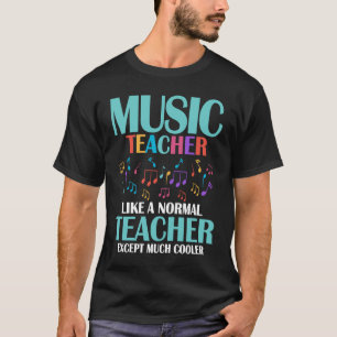 音楽先生通常の先生のような多くのCoを除く Tシャツ
