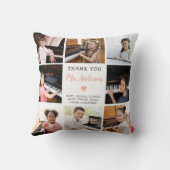 音楽先生鑑賞フォトコラージホワイト クッション (裏面)