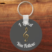 音楽先生鑑賞ミュージックノートありがとう キーホルダー (正面)