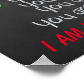 音楽先生 – このクラスルームのルールに入った場合 ポスター (角)