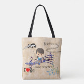 音楽先生*** トートバッグ (裏面)