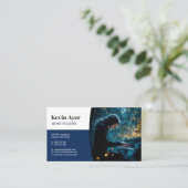 音楽先生 |ピアノ 名刺 (スタンド正面)