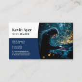 音楽先生 |ピアノ 名刺 (正面)