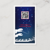 音楽先生 |プロフェッショナル 名刺 (裏面)