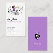 音楽先生 |プロフェッショナル 名刺 (正面/裏面)