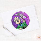 音楽先生 ラウンドシール (封筒)