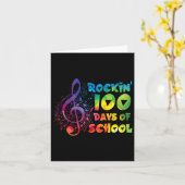音楽先生 – ロックイン100日の学校の音楽鍵 カード (黄色い花)