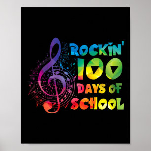 音楽先生 – ロックイン100日の学校の音楽鍵 ポスター
