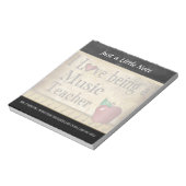 音楽先生 |ヴィンテージスタイル ノートパッド (回転)