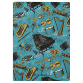 音楽先生、新学期、楽器 クリップボード (裏面)