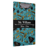 音楽先生、新学期、楽器 クリップボード (右)