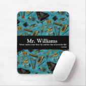 音楽先生、新学期、楽器 マウスパッド (マウス)