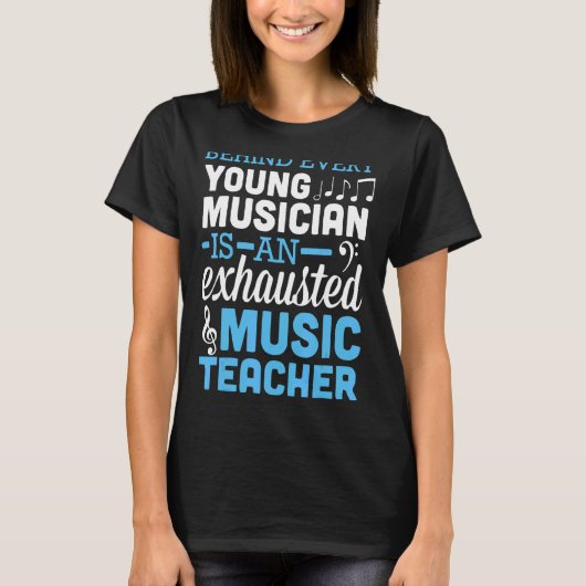 音楽先生 Tシャツ (正面)