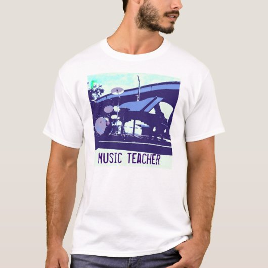 音楽先生 Tシャツ (正面)