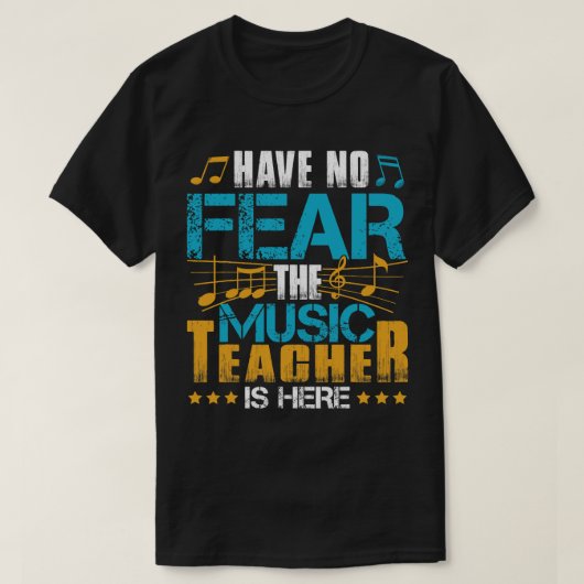 音楽先生 Tシャツ (デザイン正面)