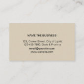 音楽先生Treble Note水彩音波 名刺 (裏面)