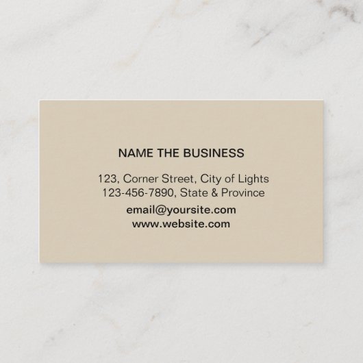 音楽先生Treble Note水彩音波 名刺 (裏面)