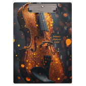 音楽先生Violinist Studentのクリップボード クリップボード (正面)