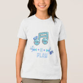 音楽再生  トライブレンドＴシャツ (正面)