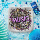 音楽制作イベント ペーパープレート (パーティー)