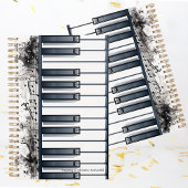 音楽勉強ピアノ鍵&音楽スモールプランナー プランナー手帳