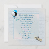 音楽卒業パーティー 招待状 (裏面)