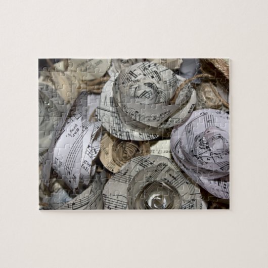 音楽原稿紙バラジグソーパズル ジグソーパズル (横)