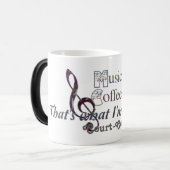 音楽及びコーヒー モーフィングマグカップ (正面左)