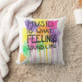 音楽及び感覚 クッション (ブランケット)