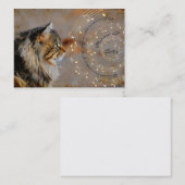 音楽及び猫の名刺 名刺 (正面/裏面)