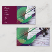 音楽名刺 名刺 (正面/裏面)