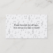 音楽名刺 名刺 (裏面)