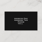 音楽名刺 名刺 (裏面)