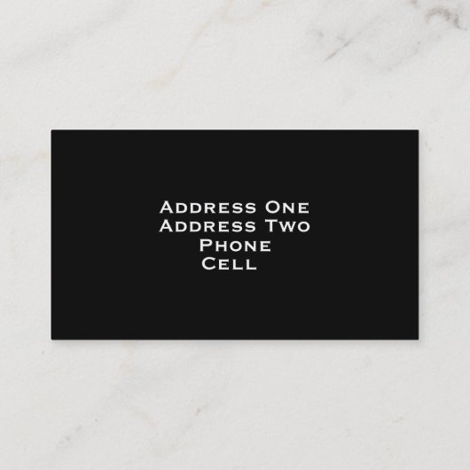 音楽名刺 名刺 (裏面)