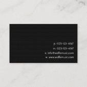 音楽名刺 名刺 (裏面)