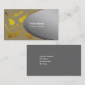 音楽名刺 名刺 (正面/裏面)