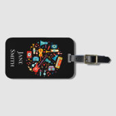 音楽名楽器 ラゲッジタグ (正面横)