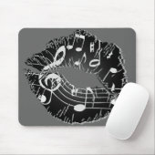 音楽唇のマウスパッド マウスパッド (マウス)
