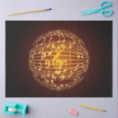 音楽圏ティッシュペーパー 薄葉紙 (クラフト)