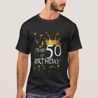 音楽好きな私の50歳の誕生日をお祝いするクラウンパーティー Tシャツ