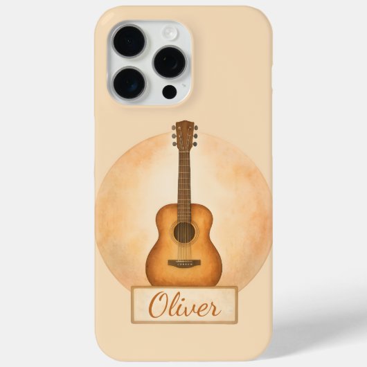 音楽好きのためのオーダーメイドアコースティックギター Case-Mate iPhoneケース (裏面)