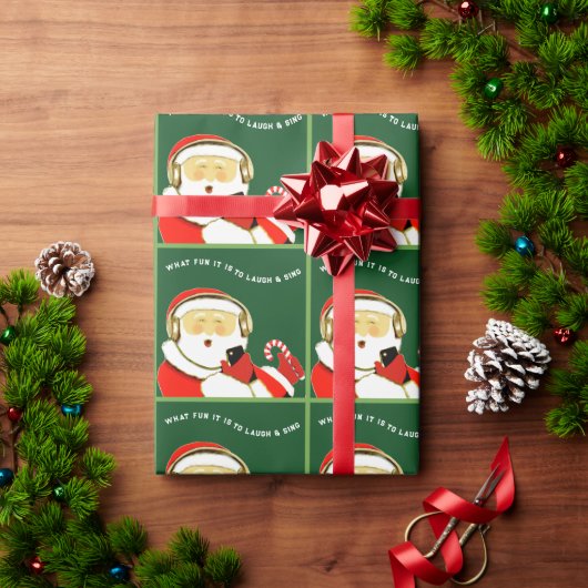 音楽好きのためのクリスマスギフト包装紙 ラッピングペーパー (クリスマスギフト)