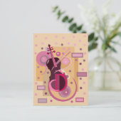 音楽好きのギフト ポストカード (スタンド正面)