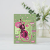 音楽好きのギフト ポストカード (スタンド正面)