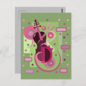 音楽好きのギフト ポストカード (正面/裏面)