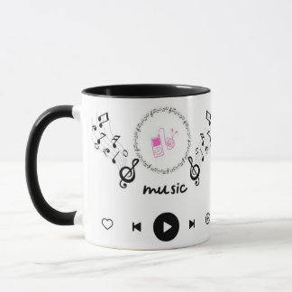 音楽好きのコーヒーマグ マグカップ
