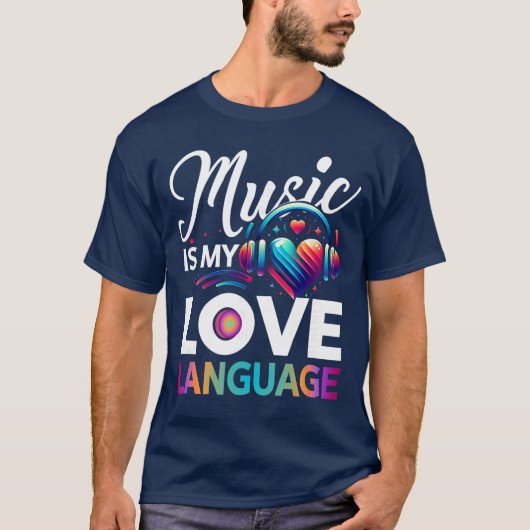 音楽好きのDJ家族へのギフト Tシャツ (正面)